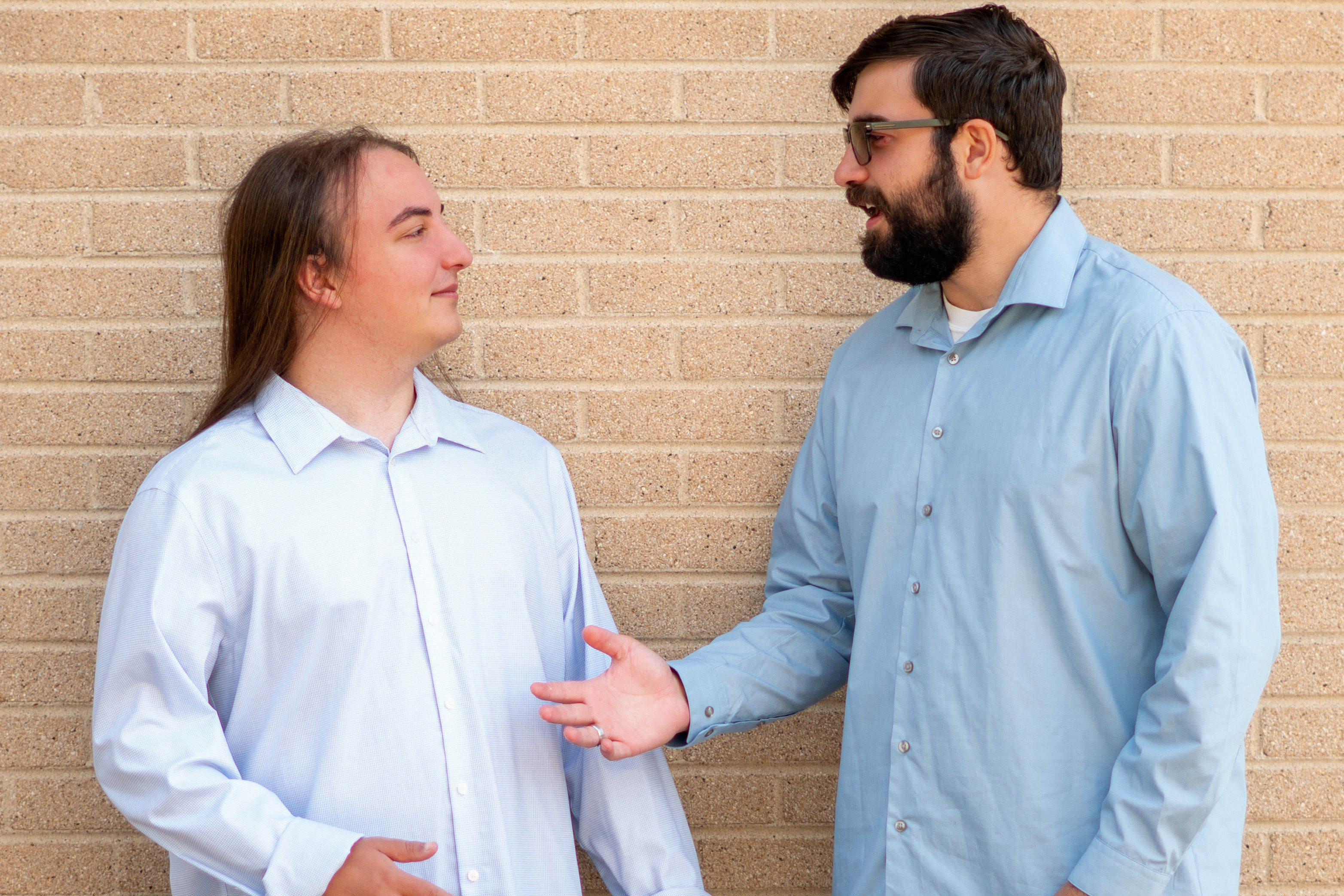 Billy Linker and Michael Linker of IT TECH Brothers talking together