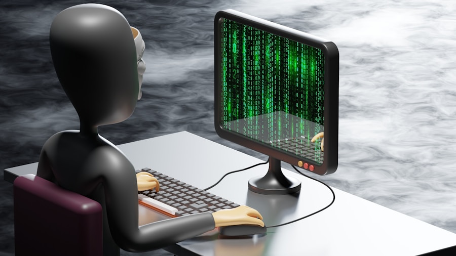 Digital security illustration representing malware removal